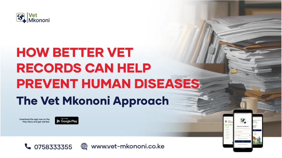 Cover image for How Better Vet Records Can Help Prevent Human Diseases: The Vet Mkononi Approach